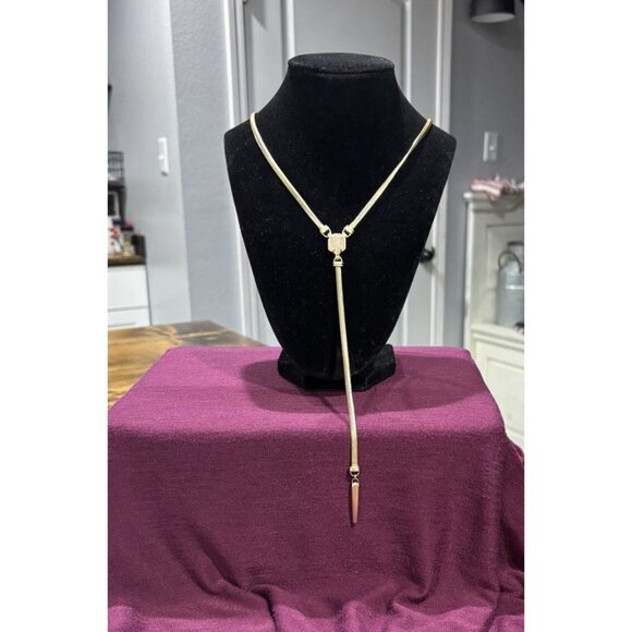 Kendra Scott Starla Y Necklace Gold - Picture 3 of 5